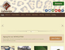 Tablet Screenshot of cathaven.com