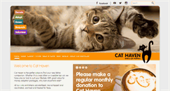 Desktop Screenshot of cathaven.com.au