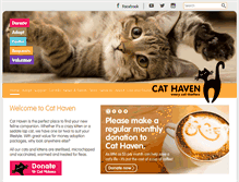 Tablet Screenshot of cathaven.com.au